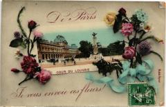 Je vous envoie ces fleurs! de Paris 1e - Cour du Louvre à Paris 1er