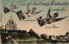 Du Sacré-Coeur de Montmartre portez lui mes Voeux mon Souvenir mes Prières -
																					75018 Paris 18e
																			