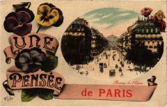 Une pensée de Paris 1e - Av. De l'Opéra -
																					75001 Paris 1er
																			