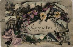 Carte postale ancienne Souvenir de Paris (XVIe Arrondissement)
                                                                     à Paris 16e
                                