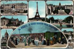Je vous envoie mon Souvenir de Paris