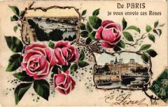 Je vous envoie ces Roses de Paris
