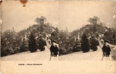 Carte postale ancienne Buttes Chaumont
                                                                     à Paris 19e
                                