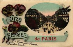 Une pensée de Paris 2e - Av de l'Opéra à Paris 2e