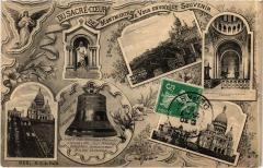 Vous envoie ce souvenir de Paris 18e - Sacré Coeur, Montmartre à Paris 18e