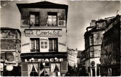 La Rue Norvins et la rue Saint-Rustique à Paris 18e