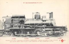 Train - Les Locomotives (P.L.M.)  - Machine B 3267 - Compound