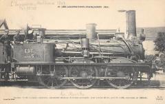 Train - Les Locomotives Francaises (Est)  - Machine N°07 A Simple Expansion -
													France
												
