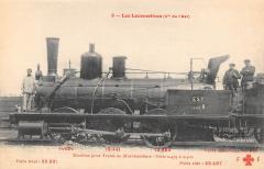 Train - Les Locomotives (Cie De L'Est) - Machine Pour Trains De Marchandises
