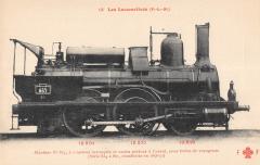 Train - Les Locomotives (P.L.M.)  - Machine N°857