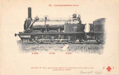 Train - Les Locomotives (Nord) - Machine N°3672 Pour Trains Legers
