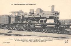 Train - Les Locomotives Francaises (Est)  - Machine N°3819 A Surchauffeur