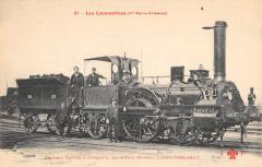 Train - Les Locomotives (Cie Paris Orlans) - Ancienne Machine A Voyageurs