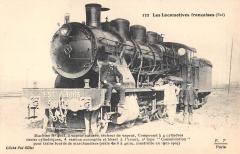 Train - Les Locomotives Francaises (Est)  - Machine N°4063 A Vapeur