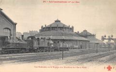 Train - Les Locomotives (Cie De L'Est) - Rotondes Remise Des Machines De L'E