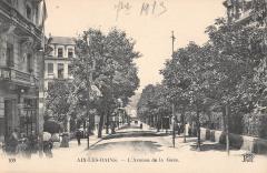 Aix Les Bains - L'Avenue De La Gare à Aix-les-Bains