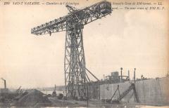 Saint Nazaire - Chantiers De L'Atlantique - La Nouvelle Grue à Saint-Nazaire