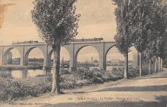 Sable - Le Viaduc - Passage D'Un Train -
													72 Sarthe
												