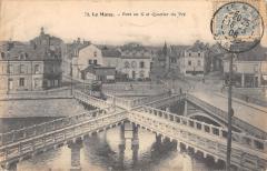 Le Mans - Pont En X Et Quartier Du Pre au Mans