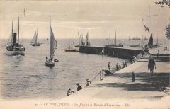 Le Pouliguen - La Jetee Et Le Bateau D'Excursions au Pouliguen