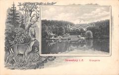 Strasbourg - Orangerie - Cpa Illustrateur à Strasbourg