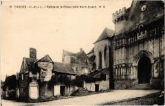 Candes eglise et la Place
