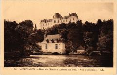 Montbazon Bord de l'Indre Chateau du Puy à Montbazon