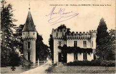 Comacre le chateau entree dans le parc