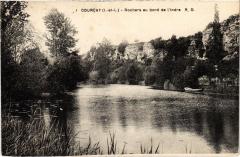 Courcay Rochers au bord de l'Indre