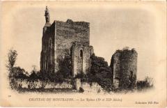 Montbazon le chateau les ruines à Montbazon
