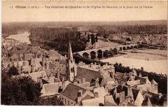 Chinon vue generale à Chinon