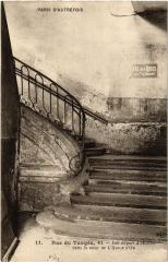 Paris (4e) 41 rue du Temple. Joli depart d'escalier -
																					75004 Paris 4e
																			
