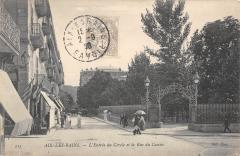 Aix Les Bains - L'Entree Du Cercle Et La Rue Du Casino à Aix-les-Bains
