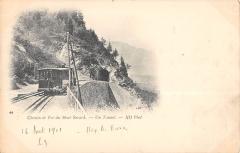 Chemin De Fer Du Mont Revard - Un Tunnel   - Train