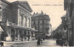 Chambery - Le Theatre Et Rue D'Italie à Chambéry