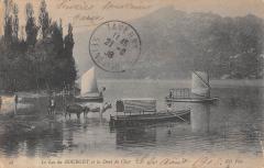 Le Lac Du Bourget Et Dent Du Chat - Vaches A L'Eau