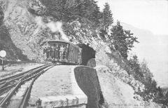 Mont Revard - Le Chemin De Fer - Un Tunnel