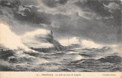 Trouville - La Jetee Un Jour De Tempete
