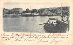 Trouville - Debarquement Des Bateaux Du Havre - Annee 1901