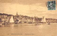 Trouville Sur Mer - Panorama Du Quai à Trouville-sur-Mer