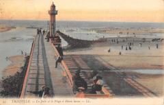 Trouville - La Jetee Et La Plage A Maree Basse