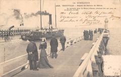 Trouville - Depart Du Bateau Du Havre