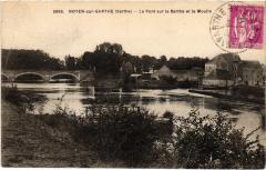 Noyen Pont sur la Sarthe et le Moulin