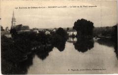 Nogent Le Loir vu du Pont suspendu -
													72 Sarthe
												