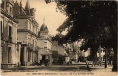 Chateau du Loir un coin de la Place de l'Hotel de Ville -
													72 Sarthe
												