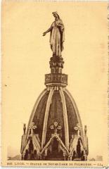 Lyon - Statue de N.-D. de Fourviere à Lyon