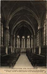 Inst. des Chartreux - Intérieur de la Chapelle construite sur