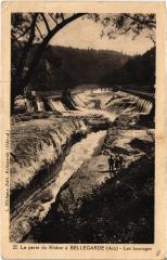 Bellegarde La Perte du Rhone a Bellegarde Les barrages