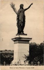 Ars Statue de Sainte Philomene a l'entrée d'Ars