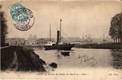 Caen - Arrivée du Bateau du Havre la Dives à Caen